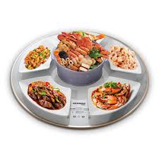 电动旋转热菜板